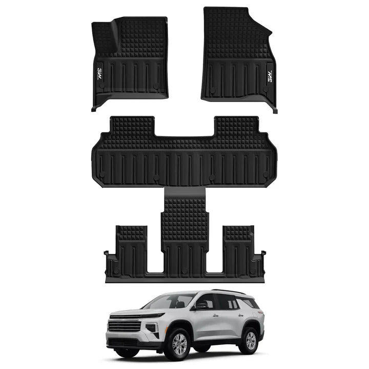 Chevrolet Traverse 2025 2026 Adrian 3W Series Car Mats ADRIAN KSA 3W Chevrolet Traverse 2024 2026 Floor Mats 3 1