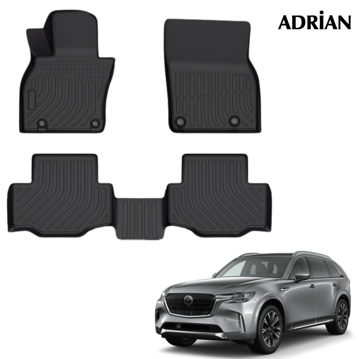 3W Mazda CX-50 Hybrid 2025-2026 Custom Floor Mats/ Cargo 3W Mazda CX-50 Hybrid 2025-2026 Custom Floor Mats/ Cargo